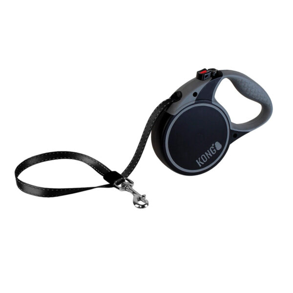 KONG Terrain Retractable Dog Leash, X-Small, Black