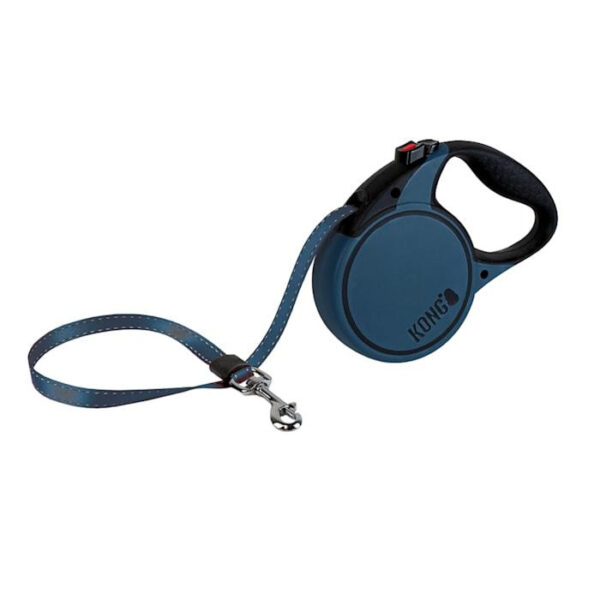 KONG Terrain Retractable Dog Leash, Small, Blue