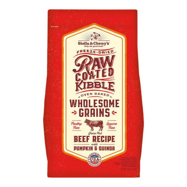 STELLA & CHEWY'S DOG WHOLESOME GRAIN RAWCOATED BEEF 3.5LB