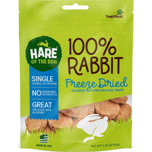 Hare of The Dog 100% Rabbit Freeze-Dried Dog Treats