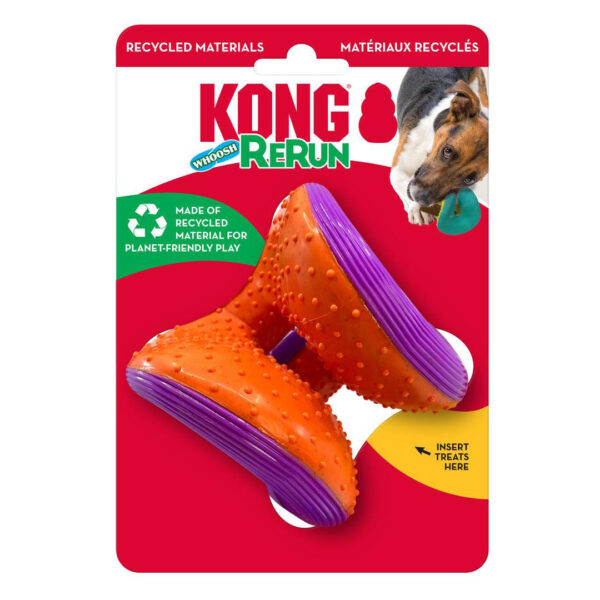 KONG DOG WHOOSH BALL ASSORTED SMALL/MED