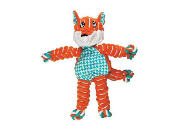KONG Floppy Knots Fox Dog Toy Medium/Large