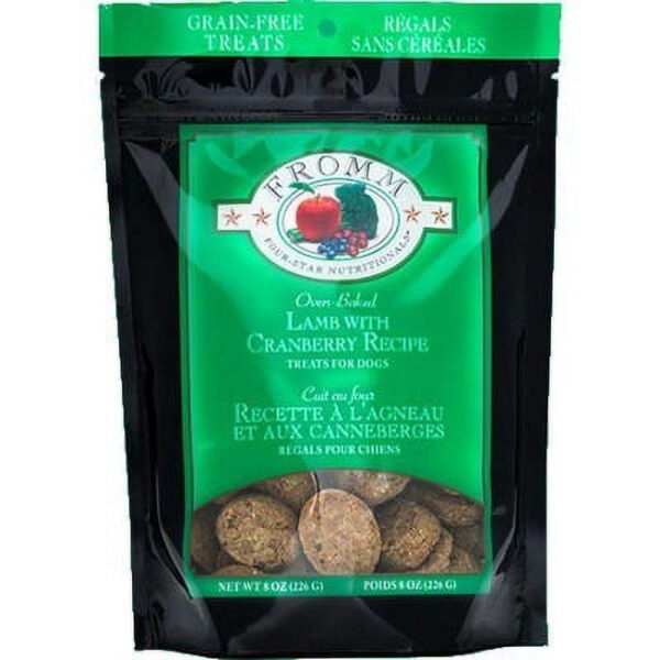 Fromm Four-Star Grain-Free Lamb with Cranberry Dog Treats 8oz