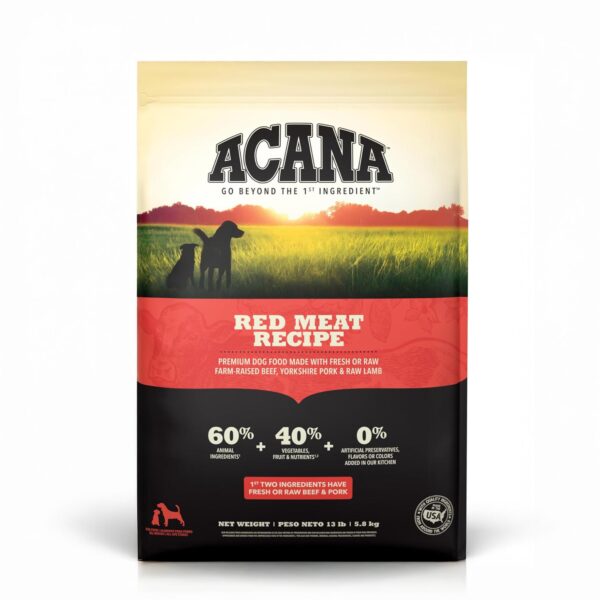 ACANA Red Meat Recipe Grain-Free Dry Dog Food 13lb