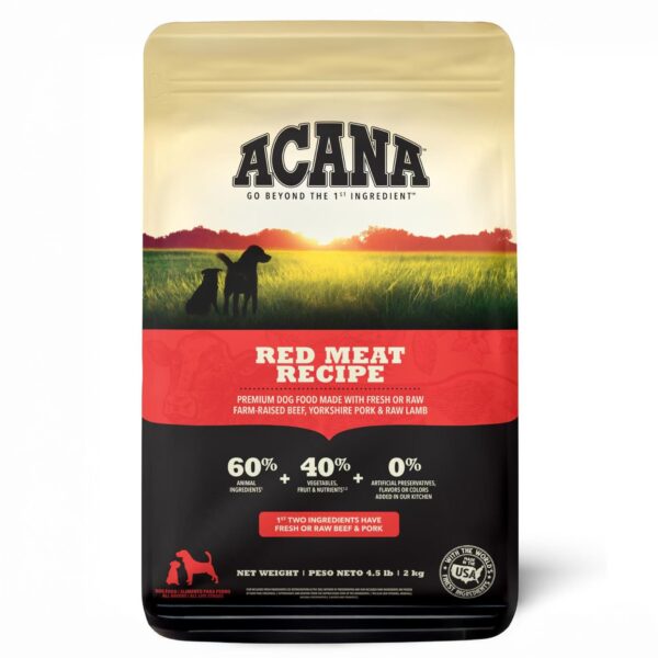 Acana® Red Meat Recipe, Grain-Free Dry Dog Food 4.5lb