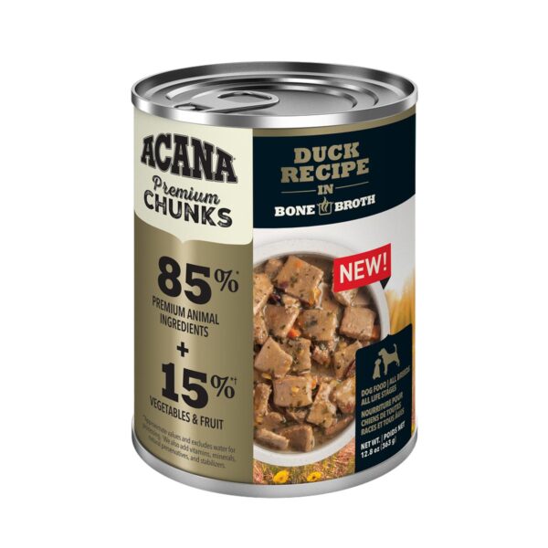 Acana Premium Pate Duck Recipe with Bone Broth 12.8oz