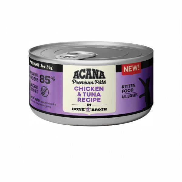 Acana, Kitten Chicken & Tuna in bone broth 3oz