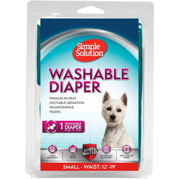 Simple Solution Washable Female Dog Diaper Small